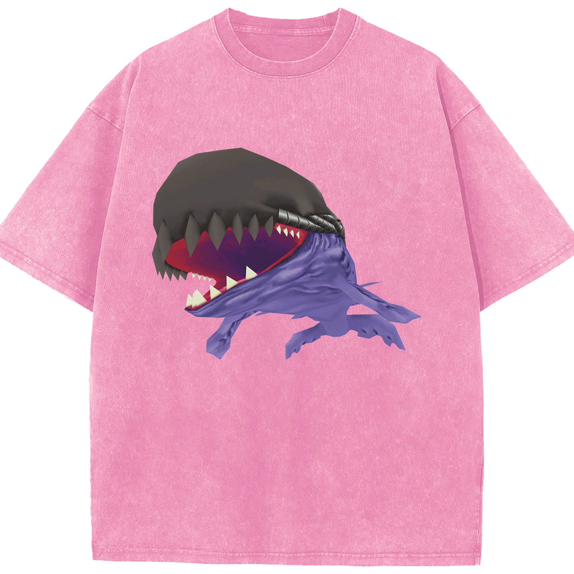 （画像用） Digimon デジタルモンスター/デジモン 綿100% ヴィンテージ風 半袖Tシャツ（フロントプリント）